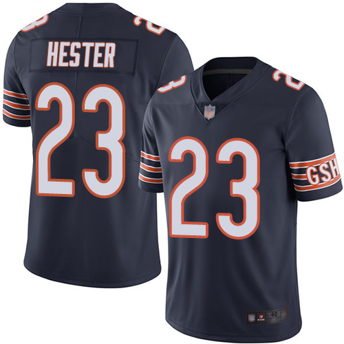 Chicago Bears Limited Navy Blue Men Devin Hester Home Jersey NFL Football 23 Vapor Untouchable